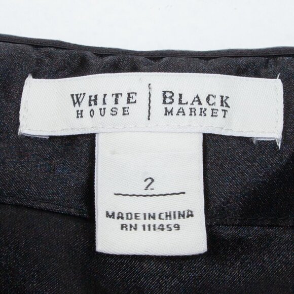 White House Black Market 100% Silk Strapless Bubble Dress Size 2 - Picture 7 of 8